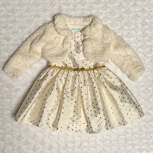 Holiday baby girl dress